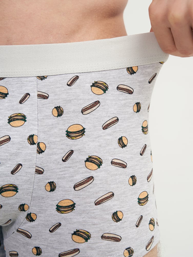 Комплект трусов с принтом - 2 шт.