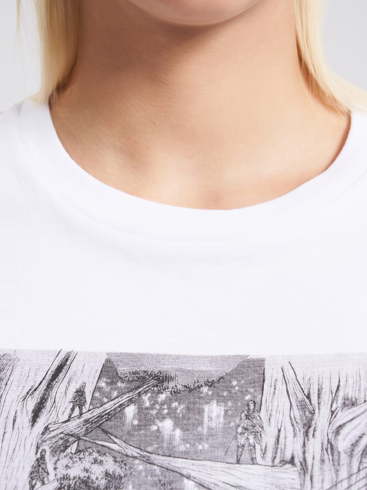 Лонгслив с принтом аниме Атака Титанов