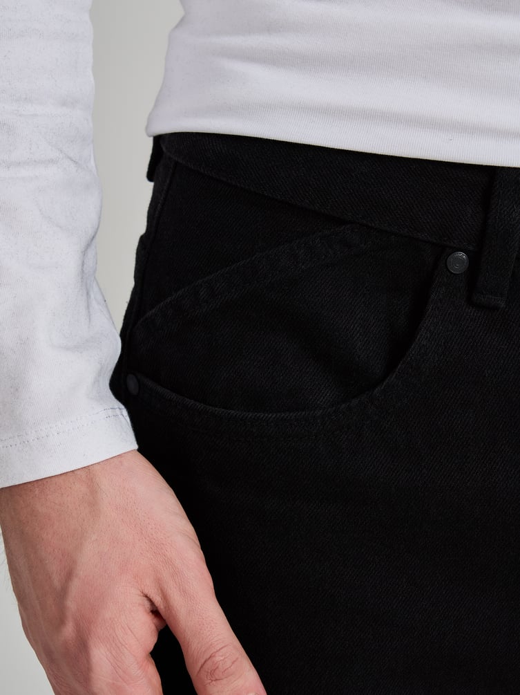 Джинсы багги зауженные