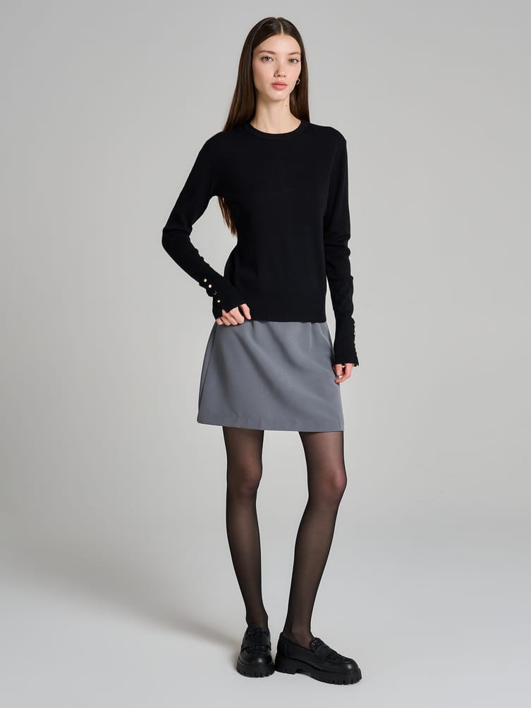 Джемпер трикотажный базовый