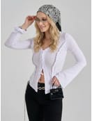 Блузка нарядная с рюшами