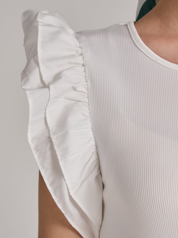 Платье нарядное с воланами