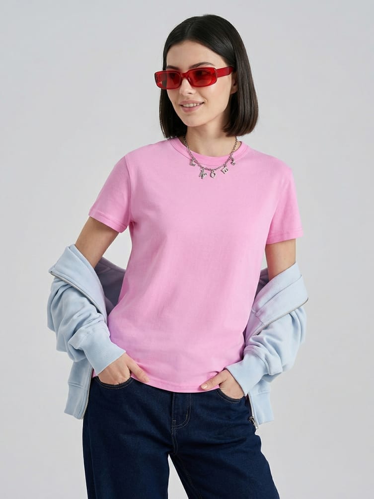 Классическая футболка из хлопка