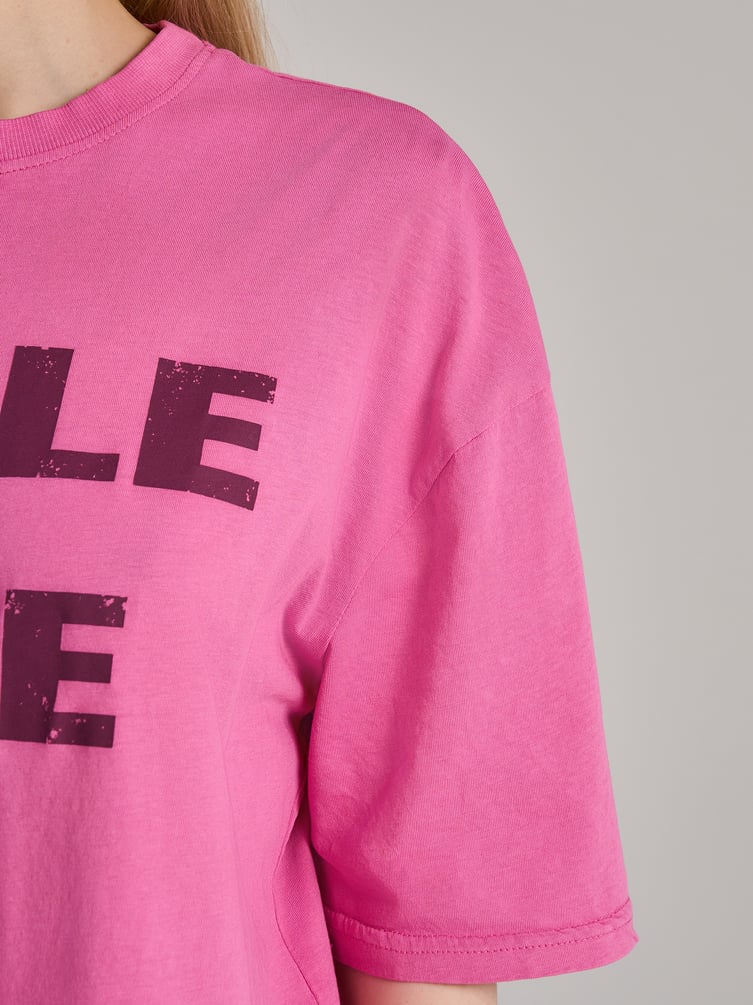 Футболка оверсайз с надписью