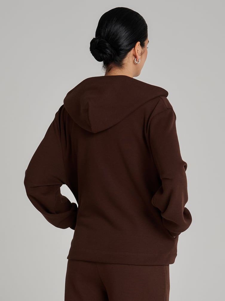 Толстовка с капюшоном трикотажная