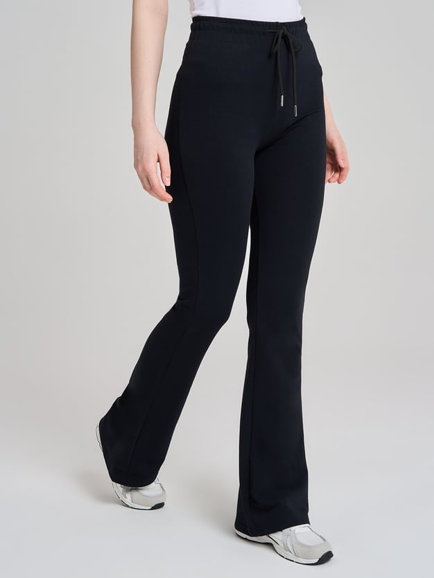 Брюки клеш спортивные