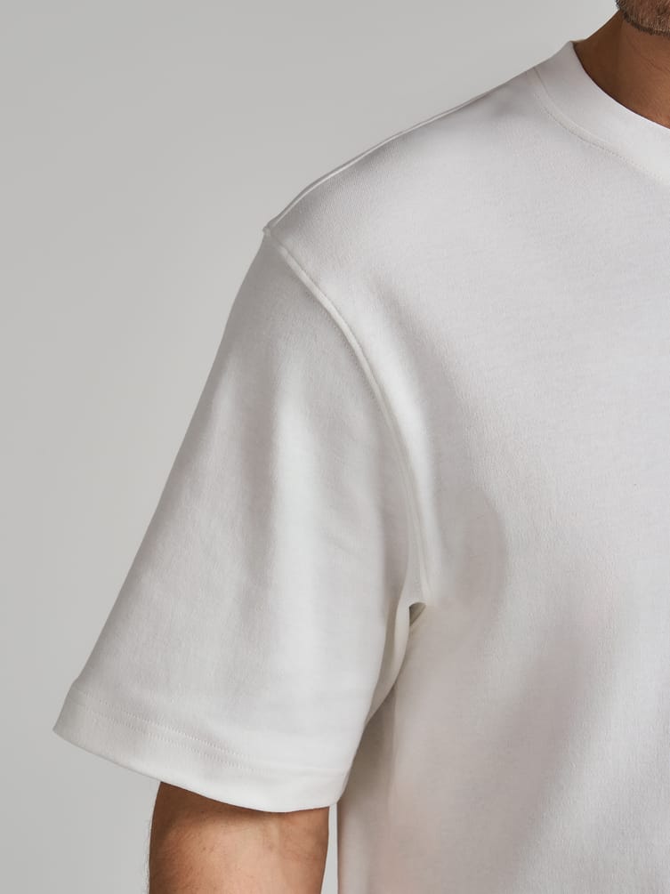 Футболка из хлопка свободного кроя