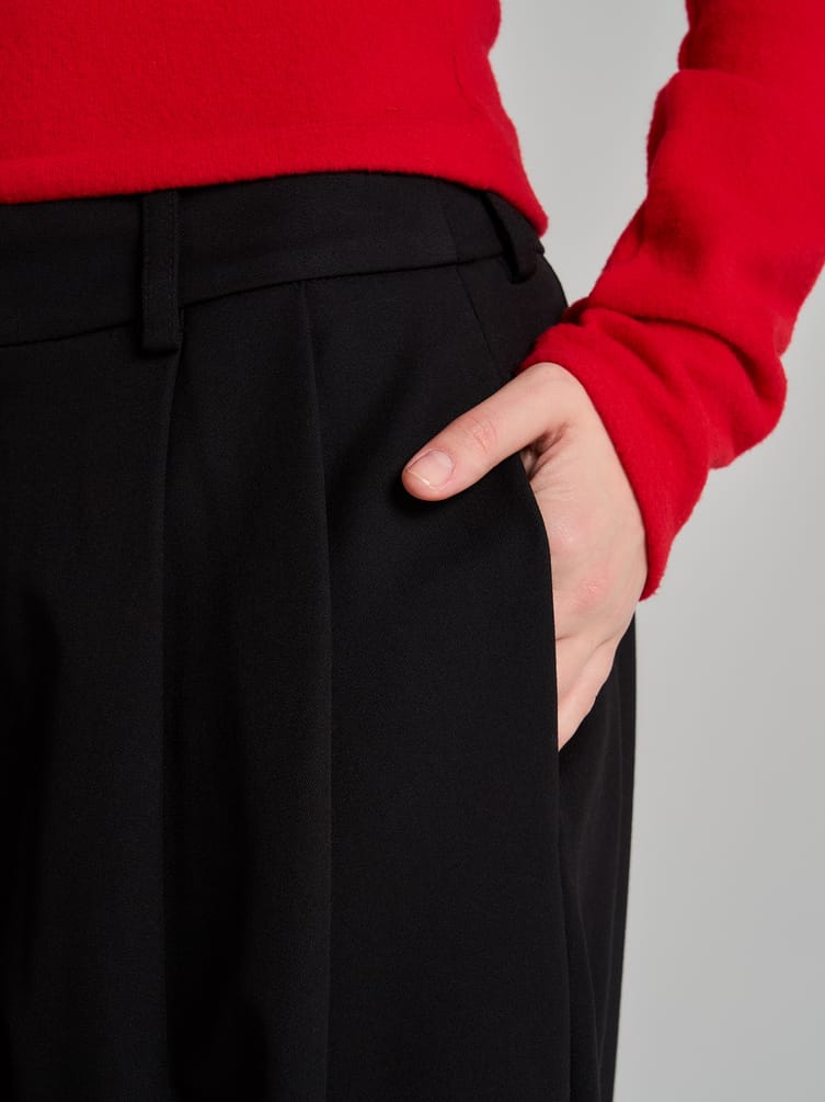 Брюки классические широкие