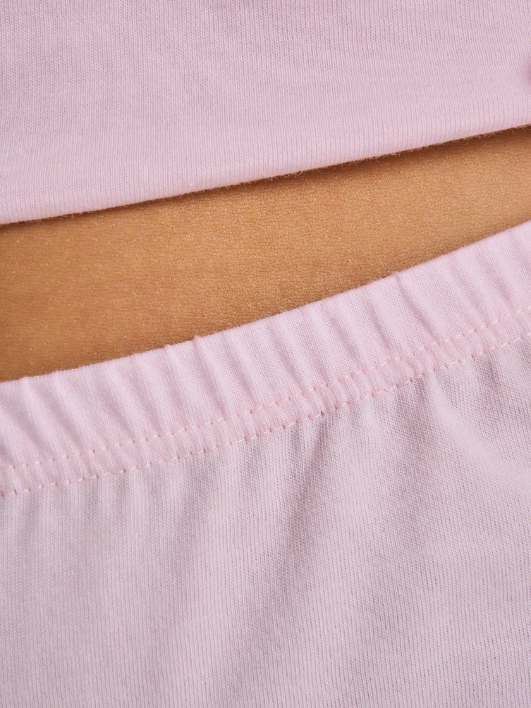 Пижама из хлопка с надписью и брюками