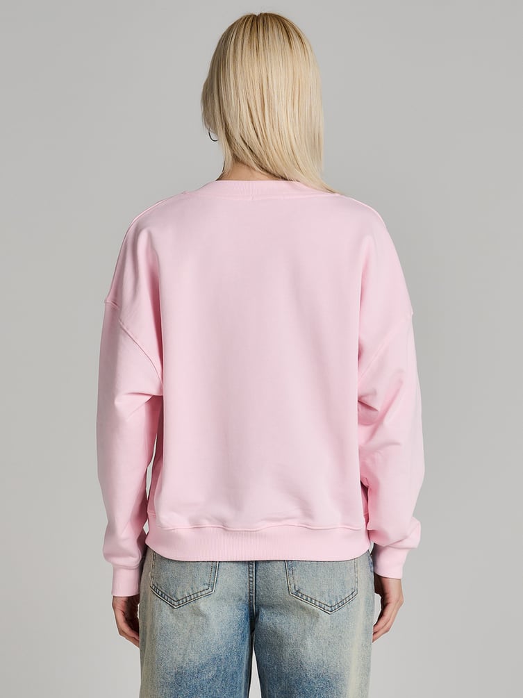 Свитшот с V-образным вырезом