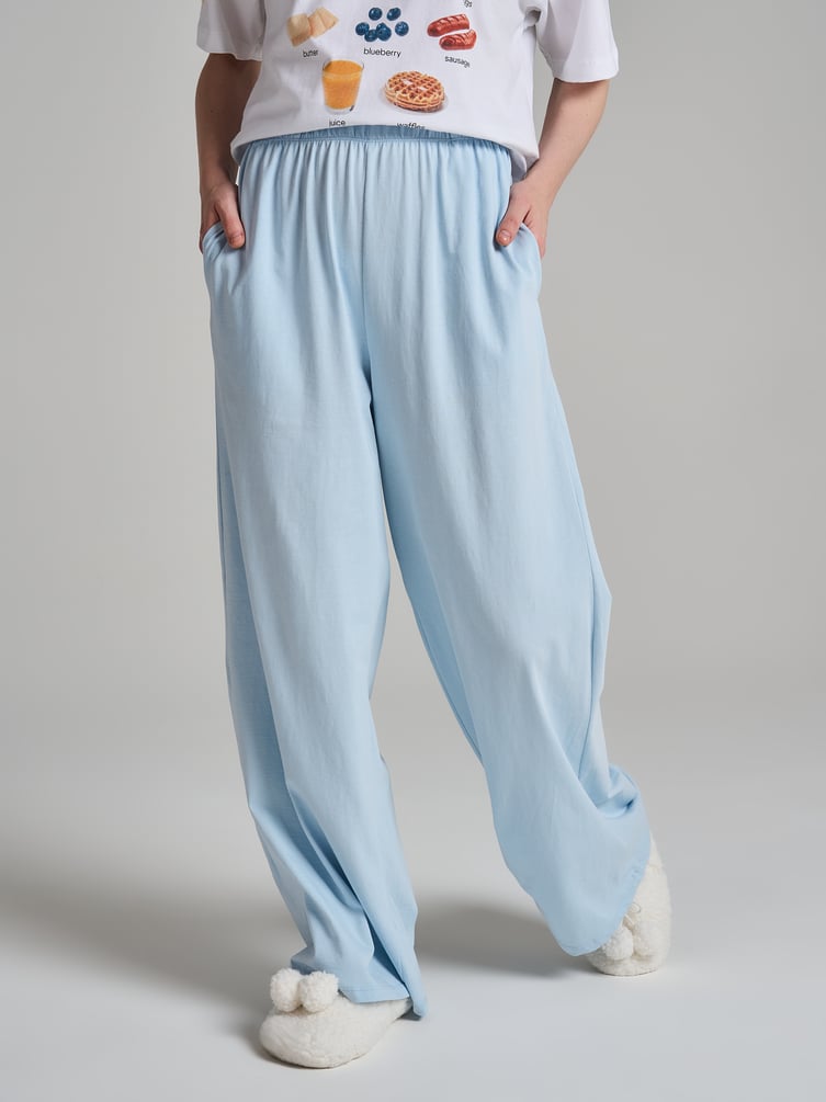 Пижама из хлопка с футболкой и брюками