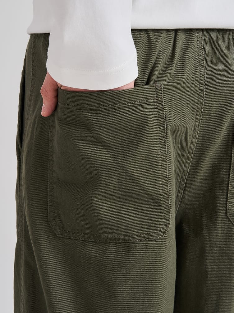 Брюки летние широкие на резинке