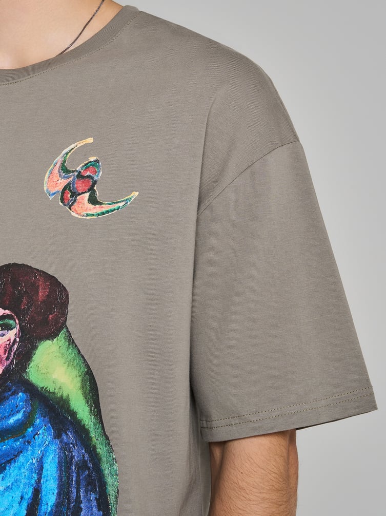 Футболка с принтом картин Третьяковской галереи