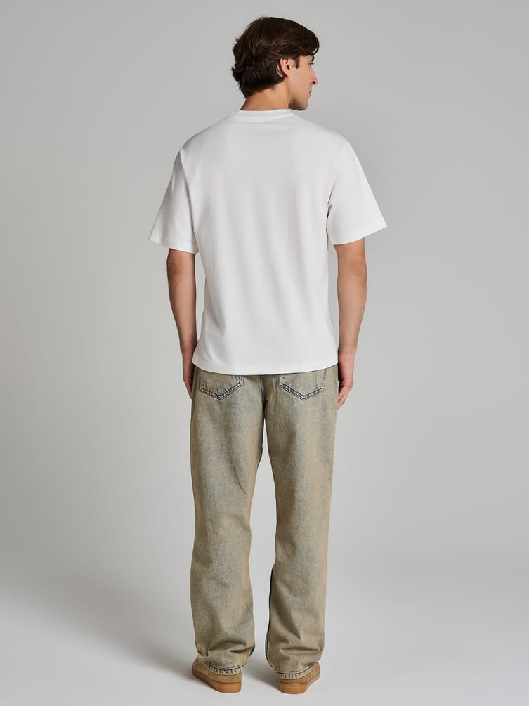 Футболка с надписью в стиле дрейн