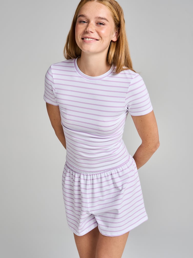 Полосатая пижама из хлопка