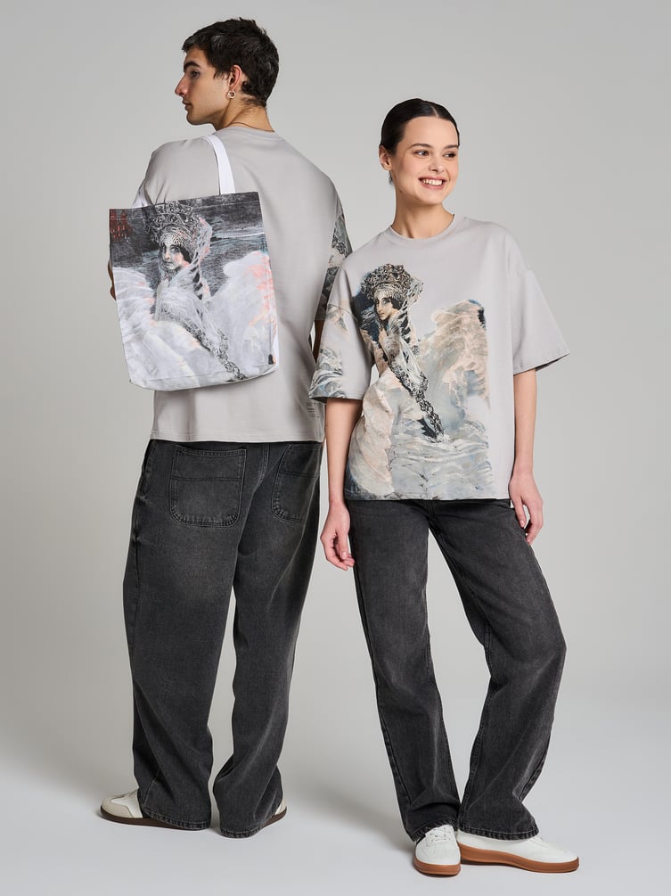 Футболка с принтом картин Третьяковской галереи