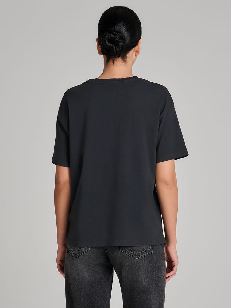 Футболка из хлопка с принтом