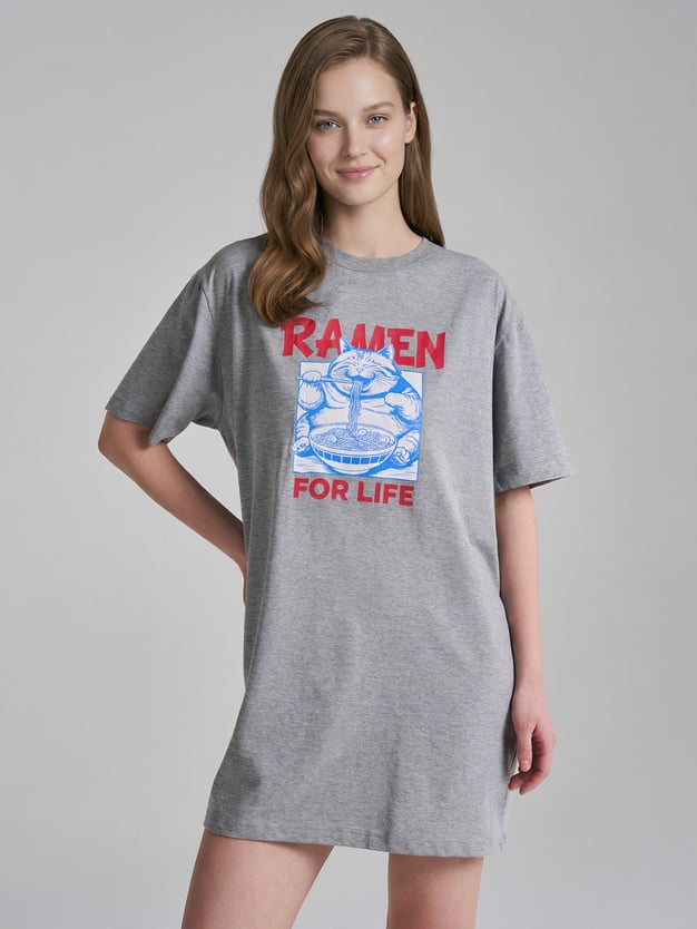 Ночная сорочка с принтом