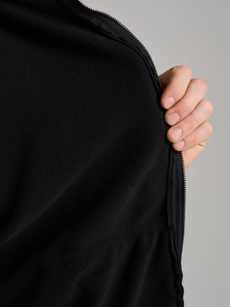 Зип худи оверсайз с флисовой подкладкой