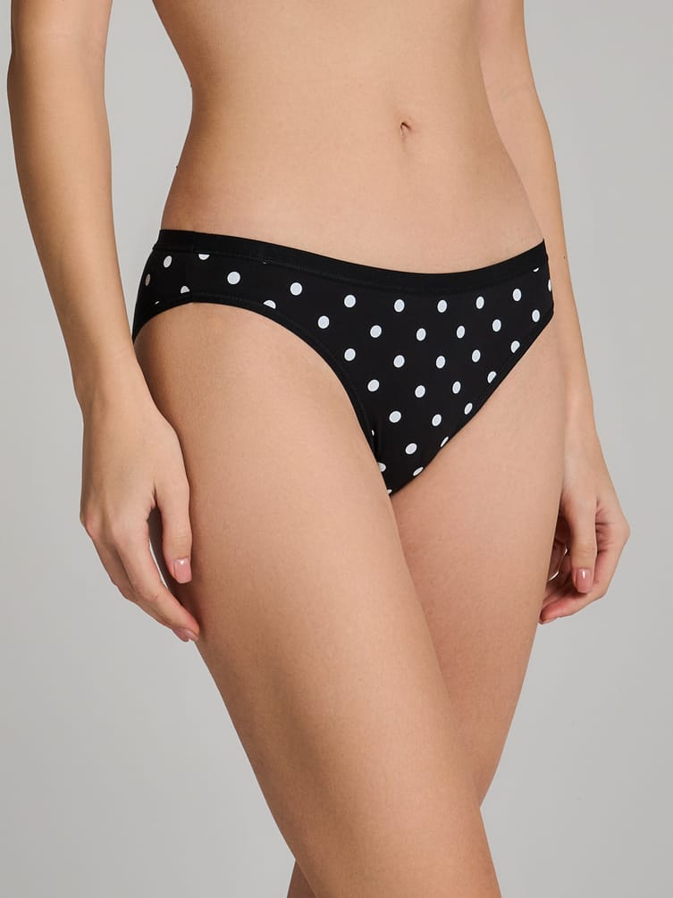 Трусы-слипы - 3 шт. в горошек