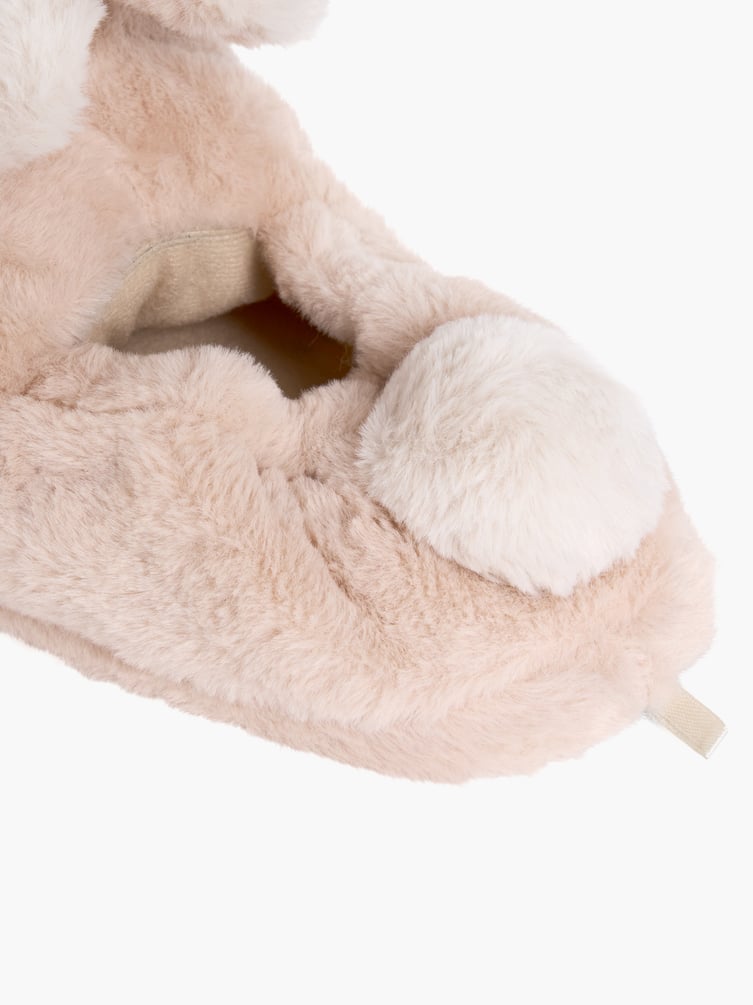 Плюшевые тапки игрушки в виде зайчиков