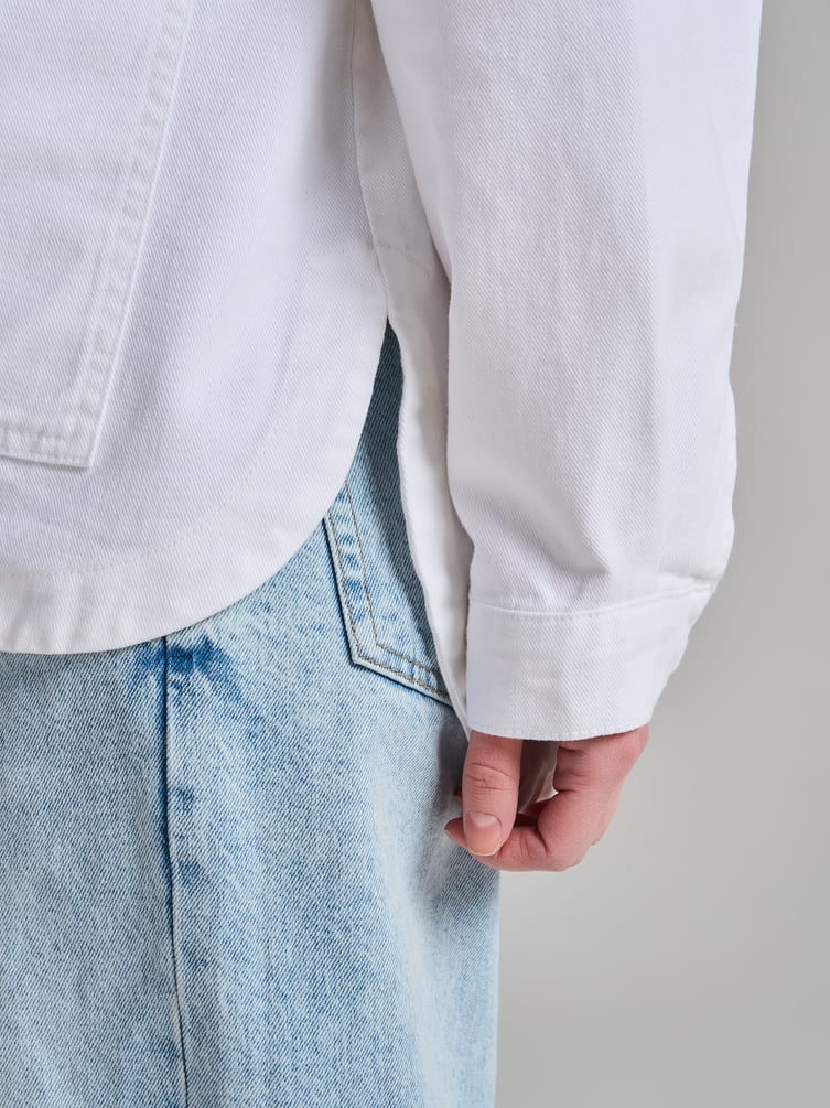 Рубашка джинсовая оверсайз