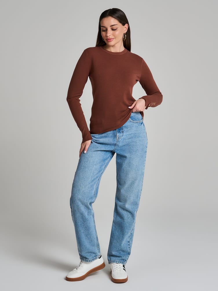 Джемпер трикотажный базовый