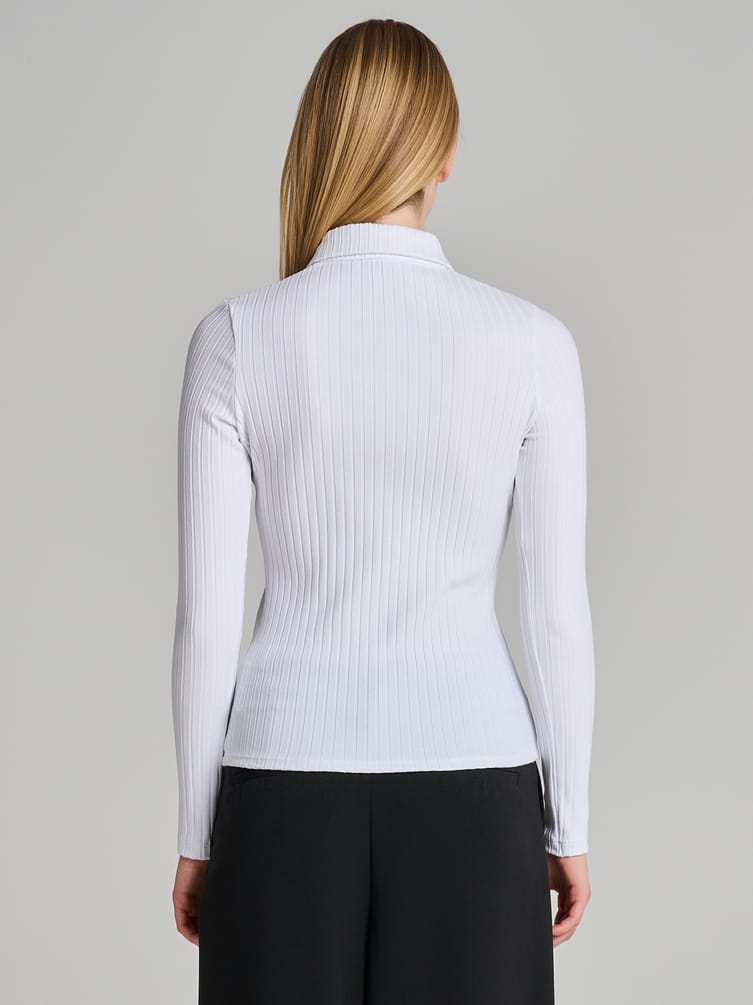 Кардиган в рубчик на пуговицах