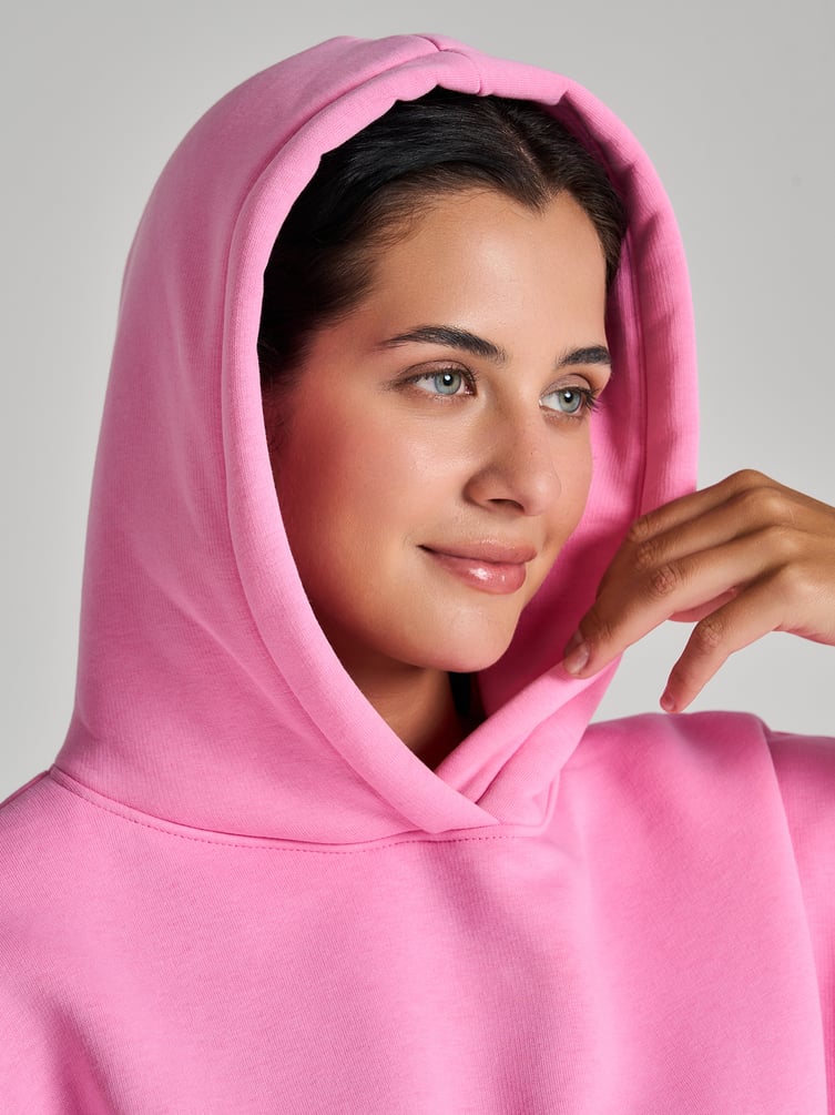 Утепленное худи оверсайз с начесом