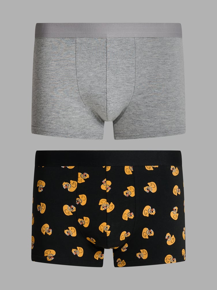 Трусы-боксеры - 2 шт. с принтом уточек