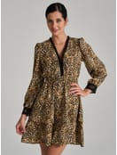 Платье вечернее леопардовое