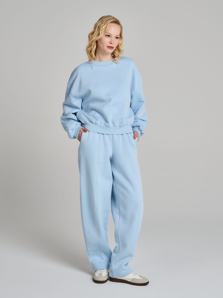 Теплые брюки зауженные с начесом