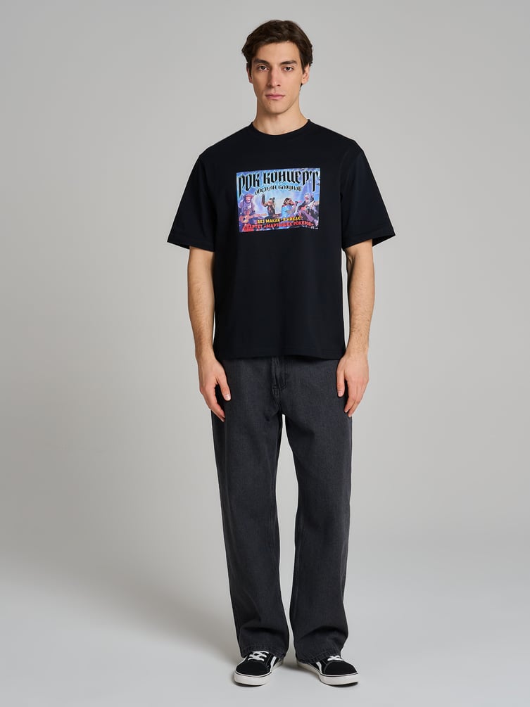 Футболка с принтом Рок мартышек