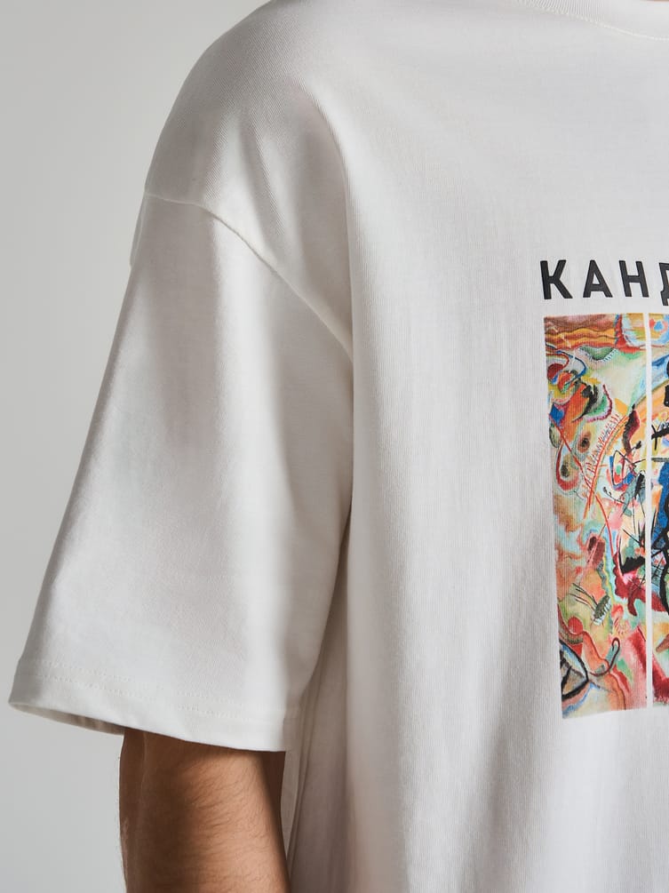 Футболка с принтом картин Третьяковской галереи