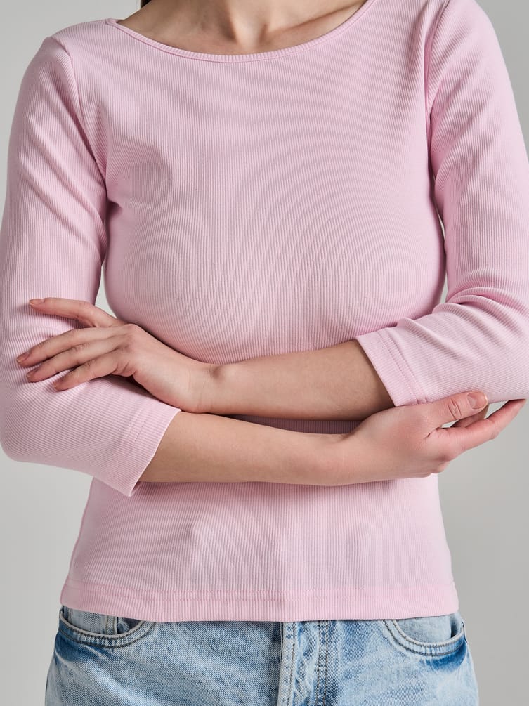 Лонгслив приталенный