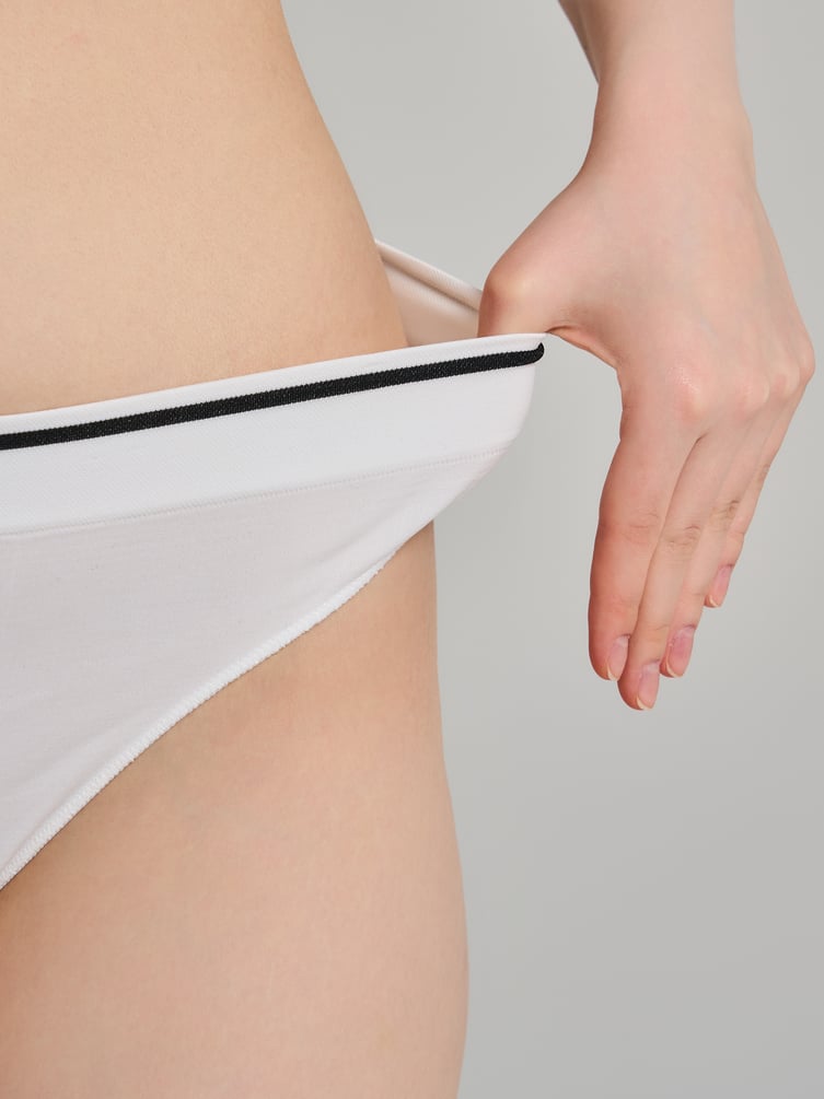 Трусы-стринги - 2 шт. с широкой резинкой