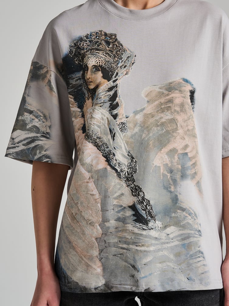 Футболка с принтом картин Третьяковской галереи