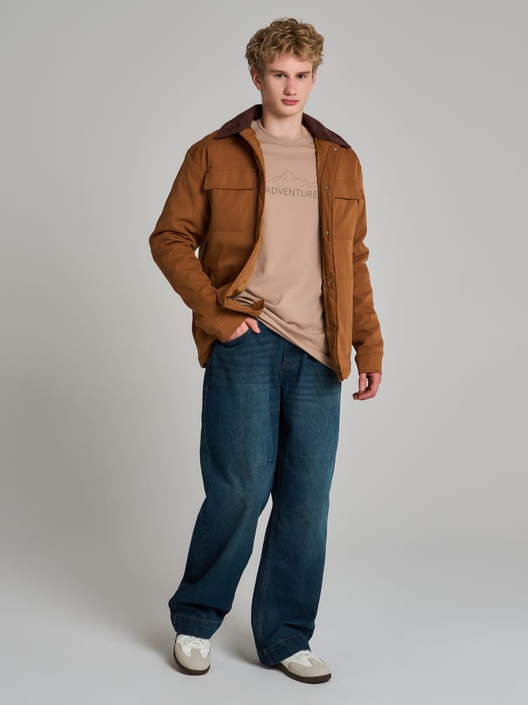 Джинсы широкие