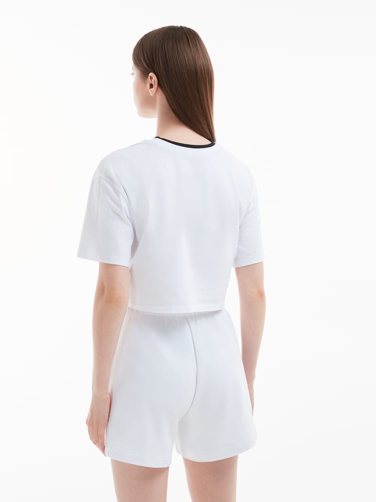 Короткая футболка оверсайз Color Basic