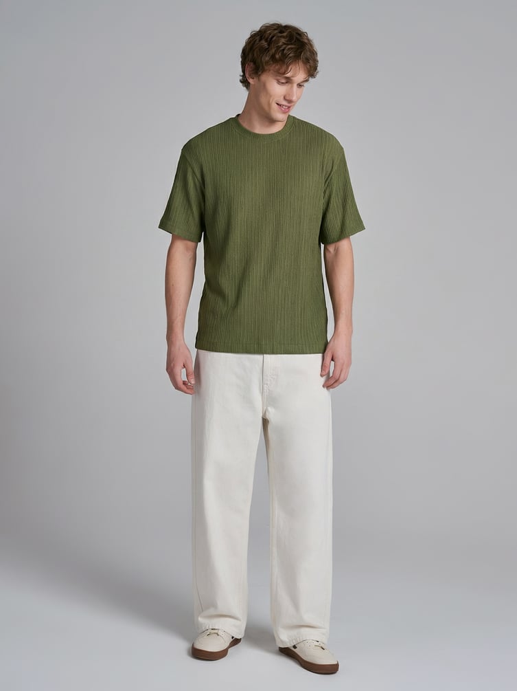 Футболка летняя из жатой ткани