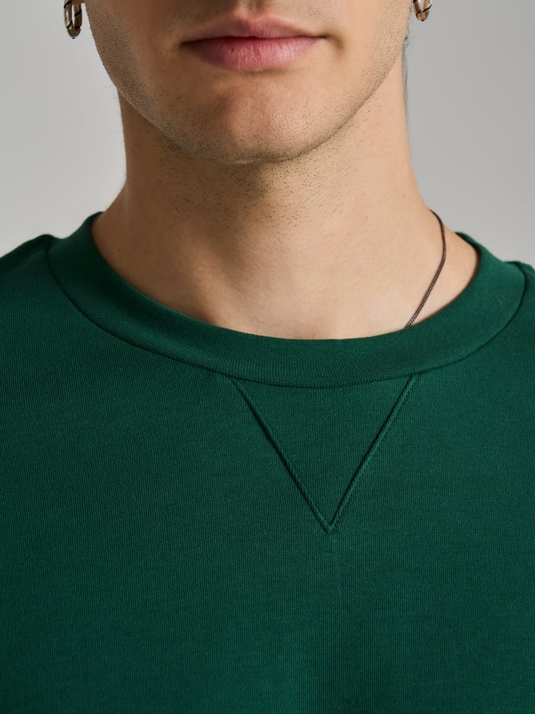 Футболка плотная однотонная