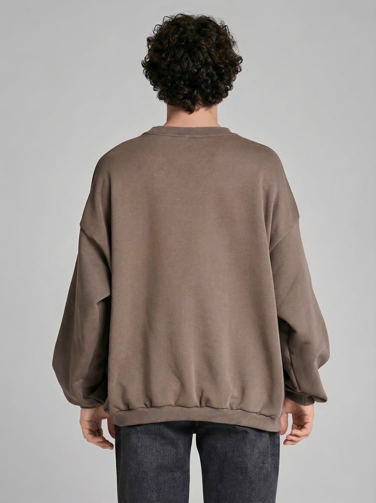 Утепленный свитшот с надписью Russia