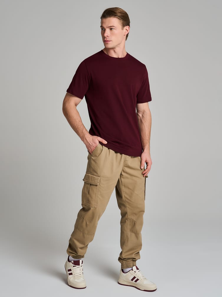 Брюки карго на резинке