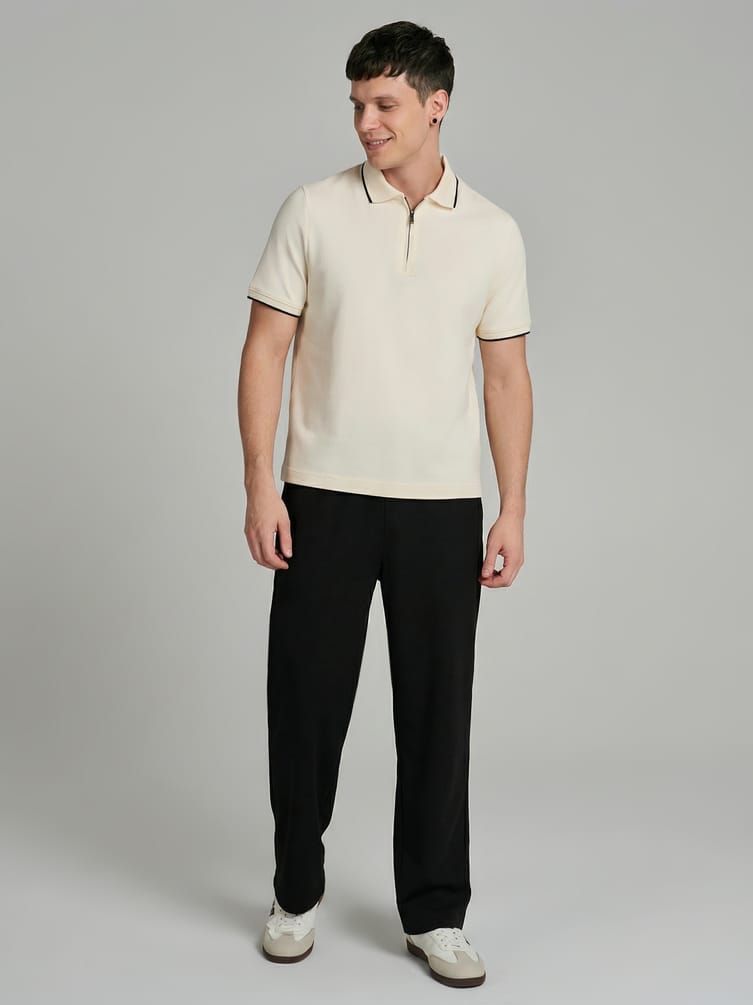 Брюки прямые повседневные без начеса