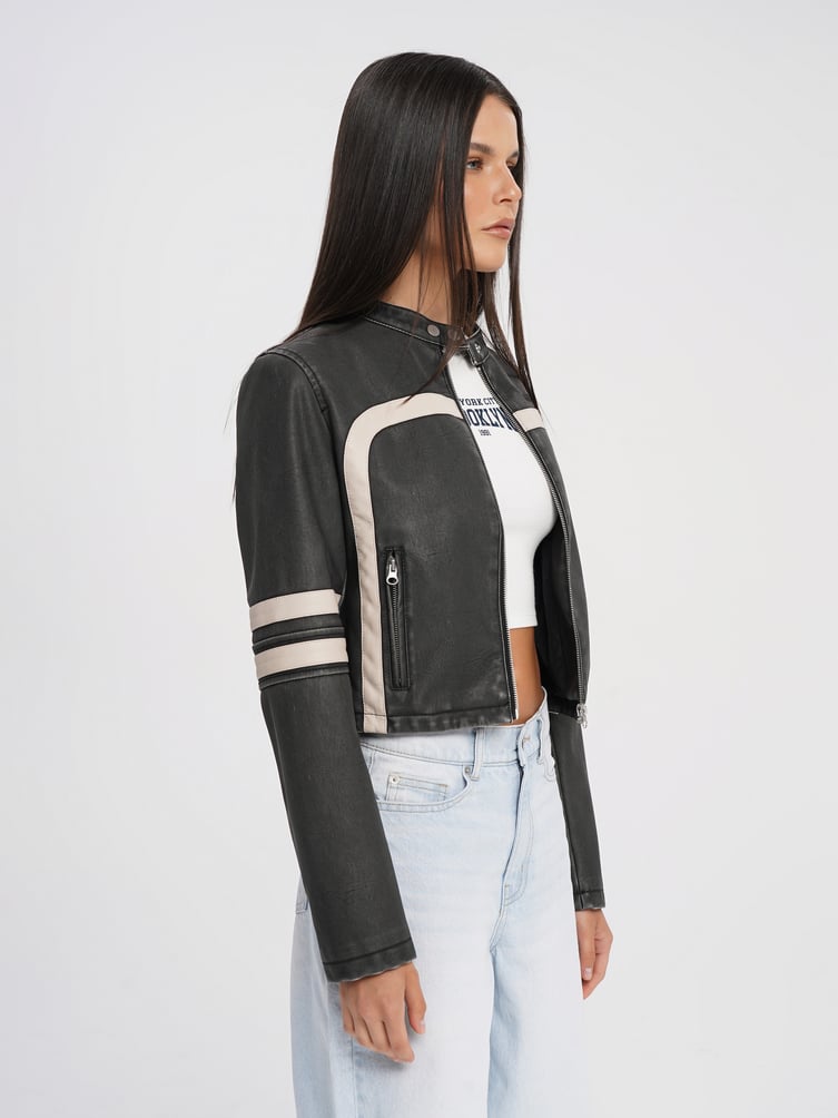 Кожаная куртка косуха