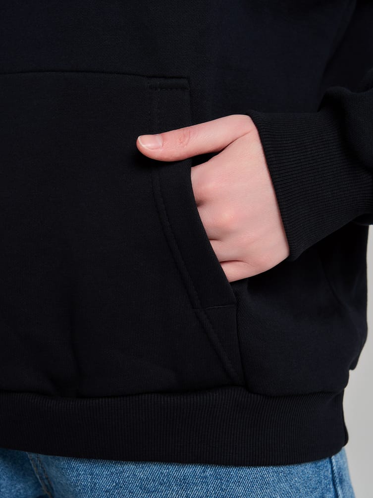 Утепленное худи с начёсом