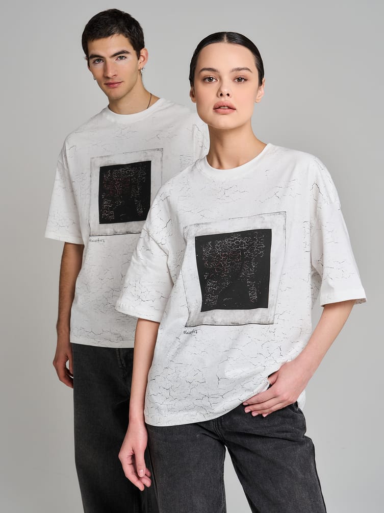 Футболка с принтом картин Третьяковской галереи