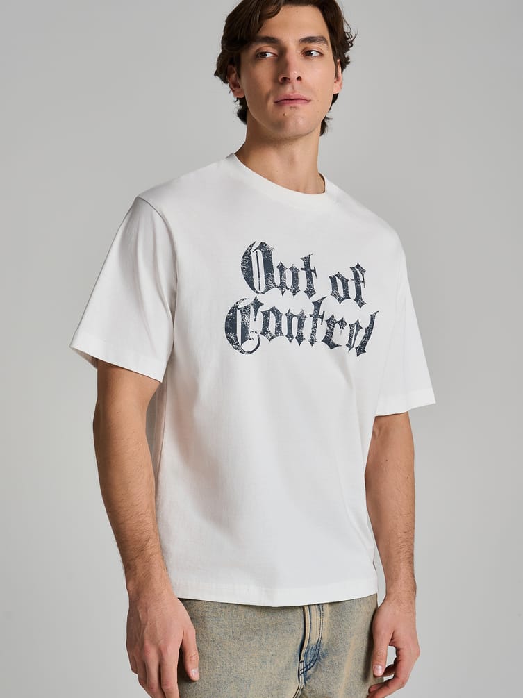 Футболка с надписью в стиле дрейн