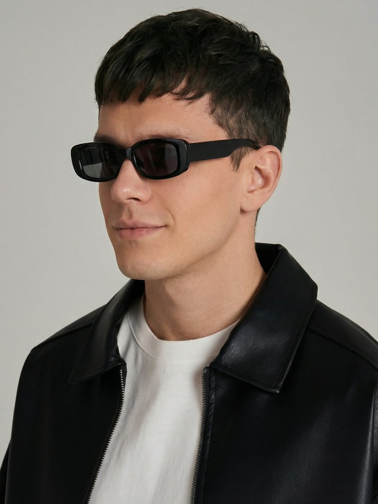 Очки имиджевые прямоугольные