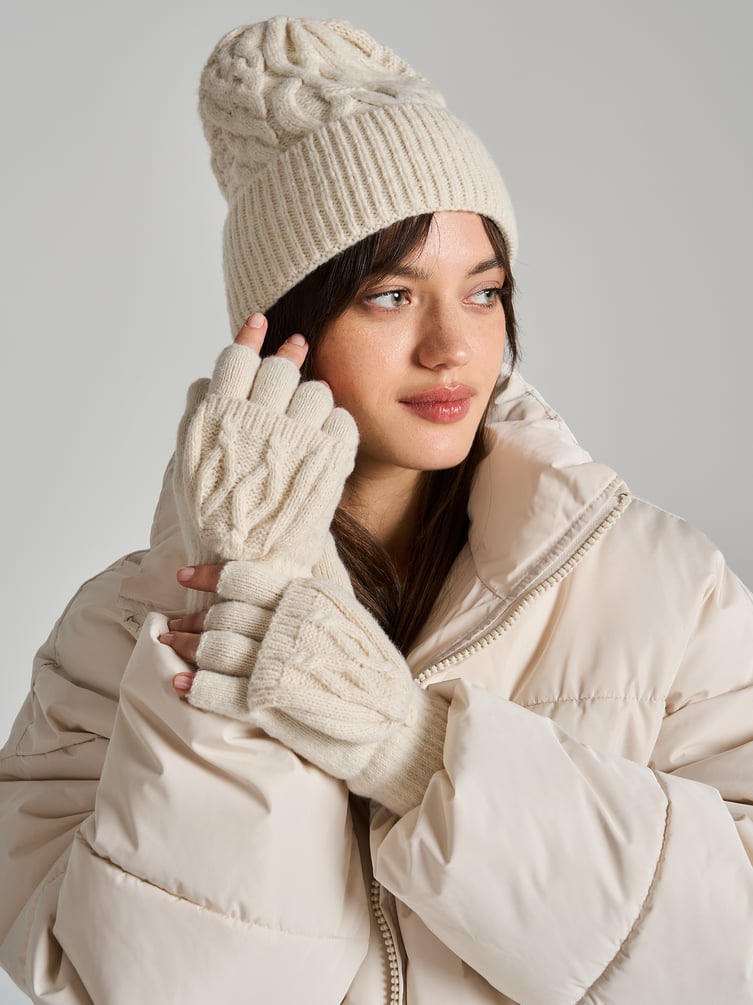 Перчатки с откидным верхом